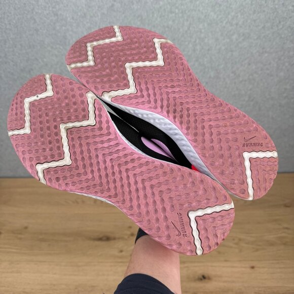 Nike Womens Revolution 5 Running Shoes Size 11 Black Violet Coral Workout Gym - Picture 10 of 13